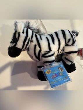 ORIGINAL  Webkinz Zebra Plush - With unused code!